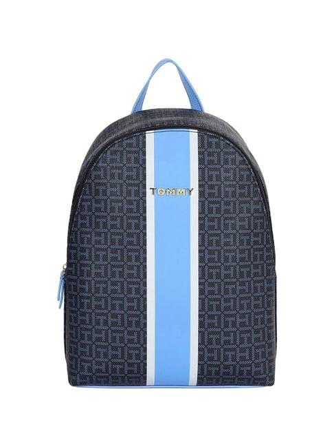 tommy hilfiger blue jocelyn ii logo backpack