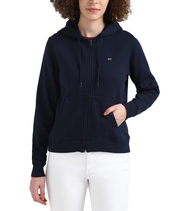 tommy hilfiger blue regular fit hoodie