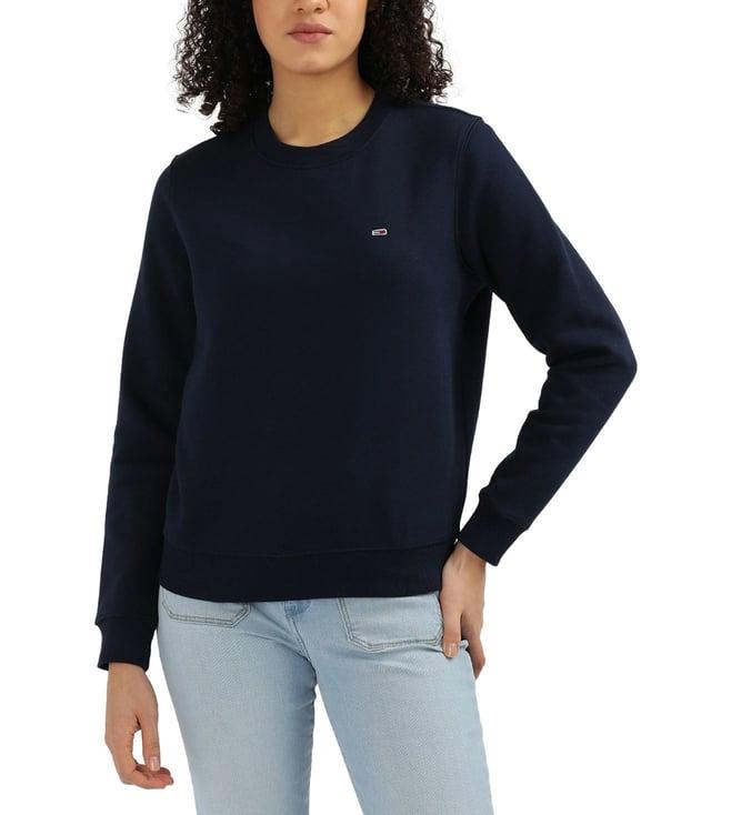 tommy hilfiger blue regular fit sweatshirt