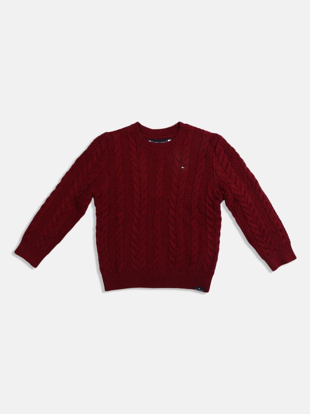 tommy hilfiger boys cable knit sweater