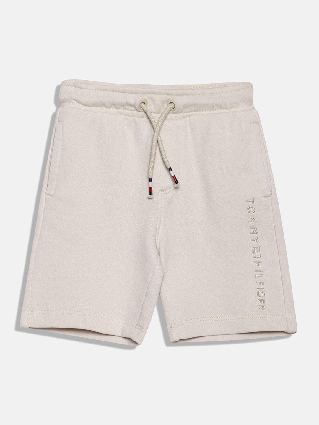 tommy hilfiger boys cotton mid-rise shorts