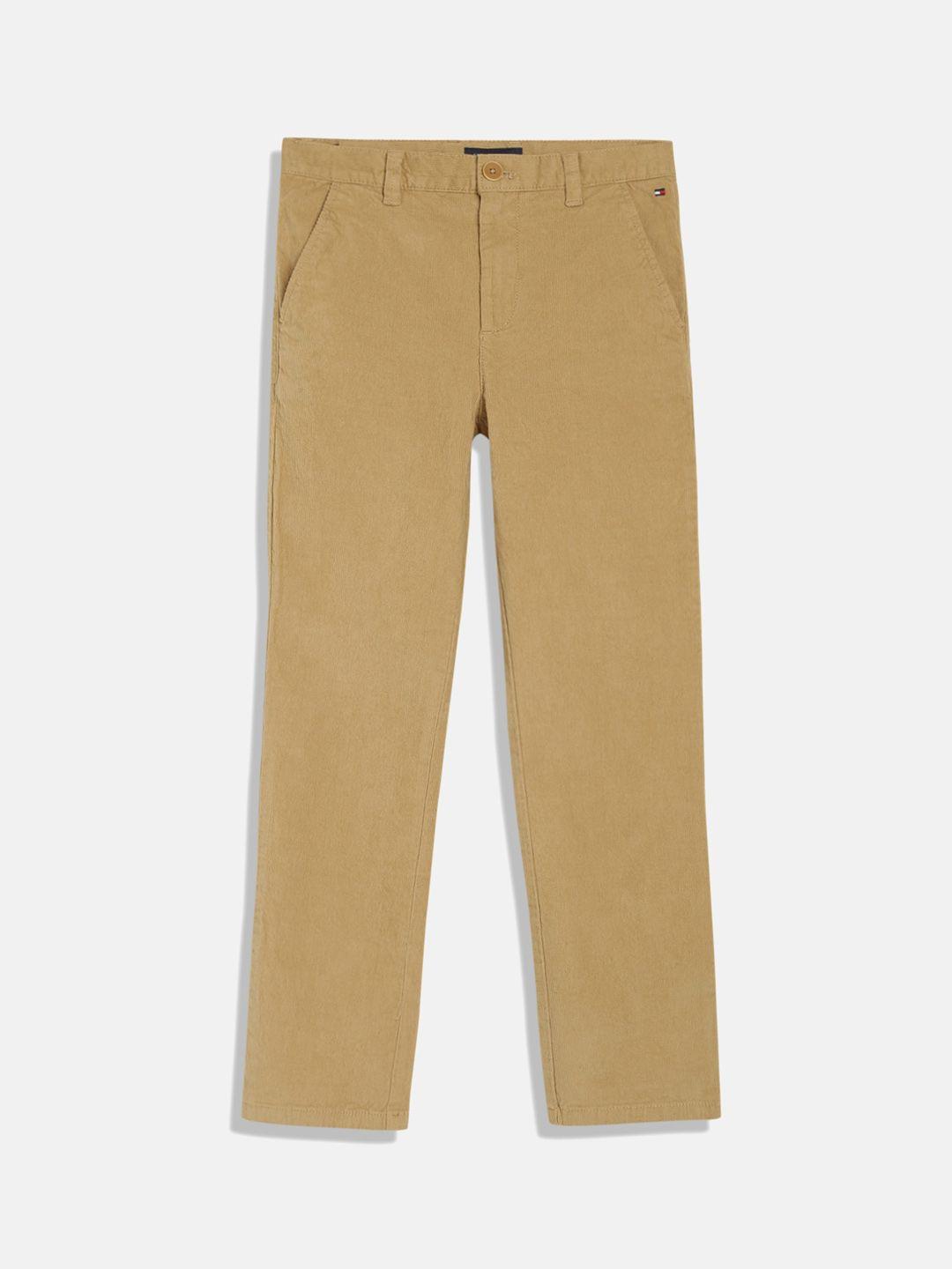 tommy hilfiger boys mid rise chinos trousers