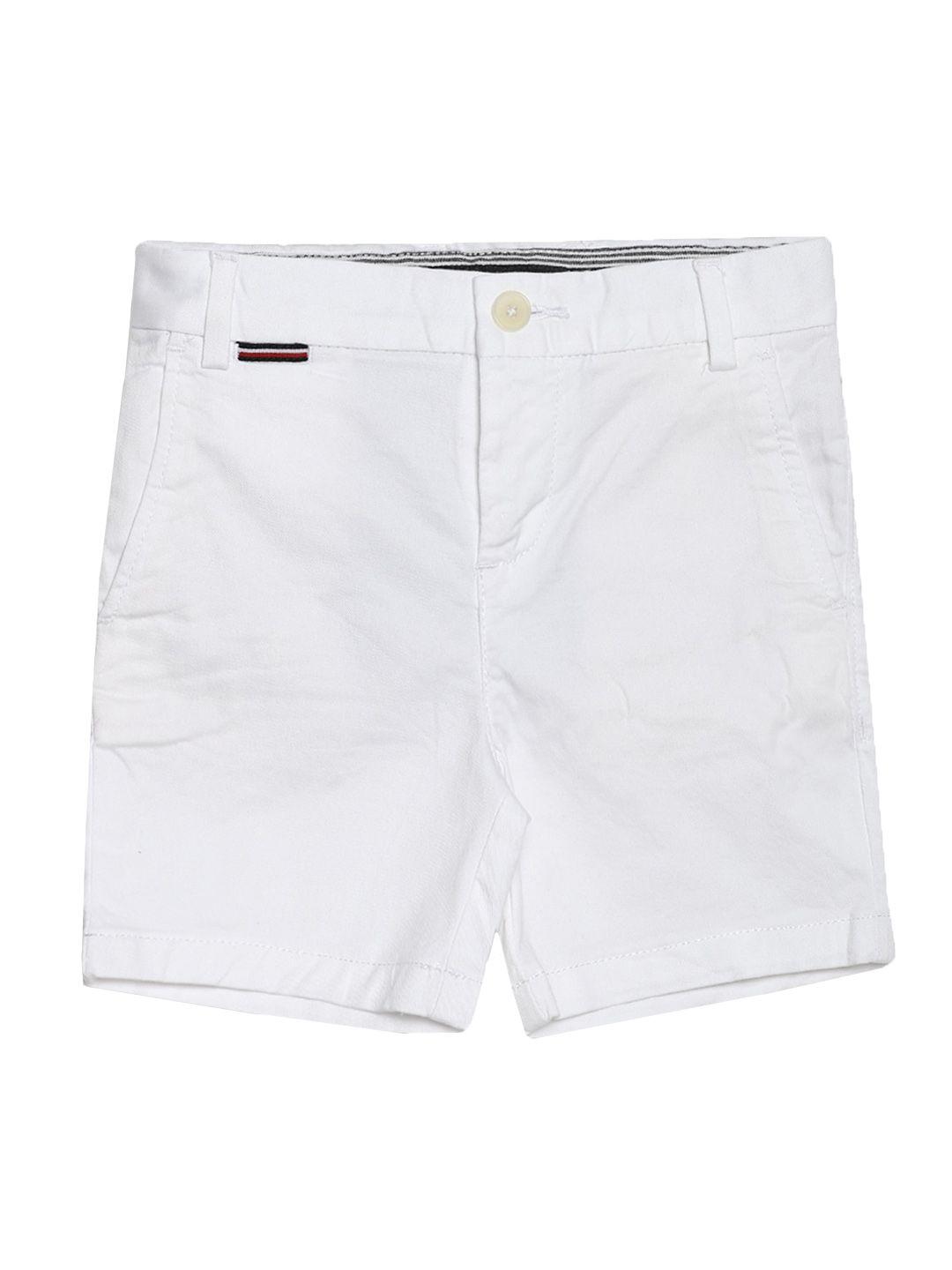 tommy hilfiger boys mid-rise cotton chino shorts