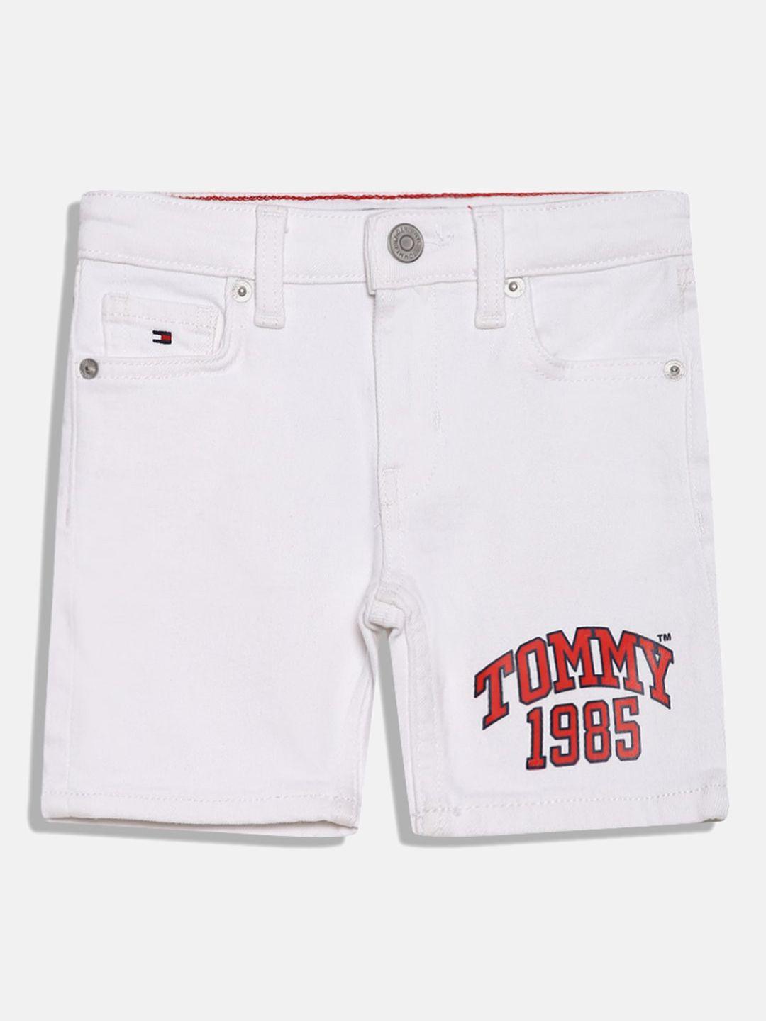 tommy hilfiger boys mid-rise printed shorts