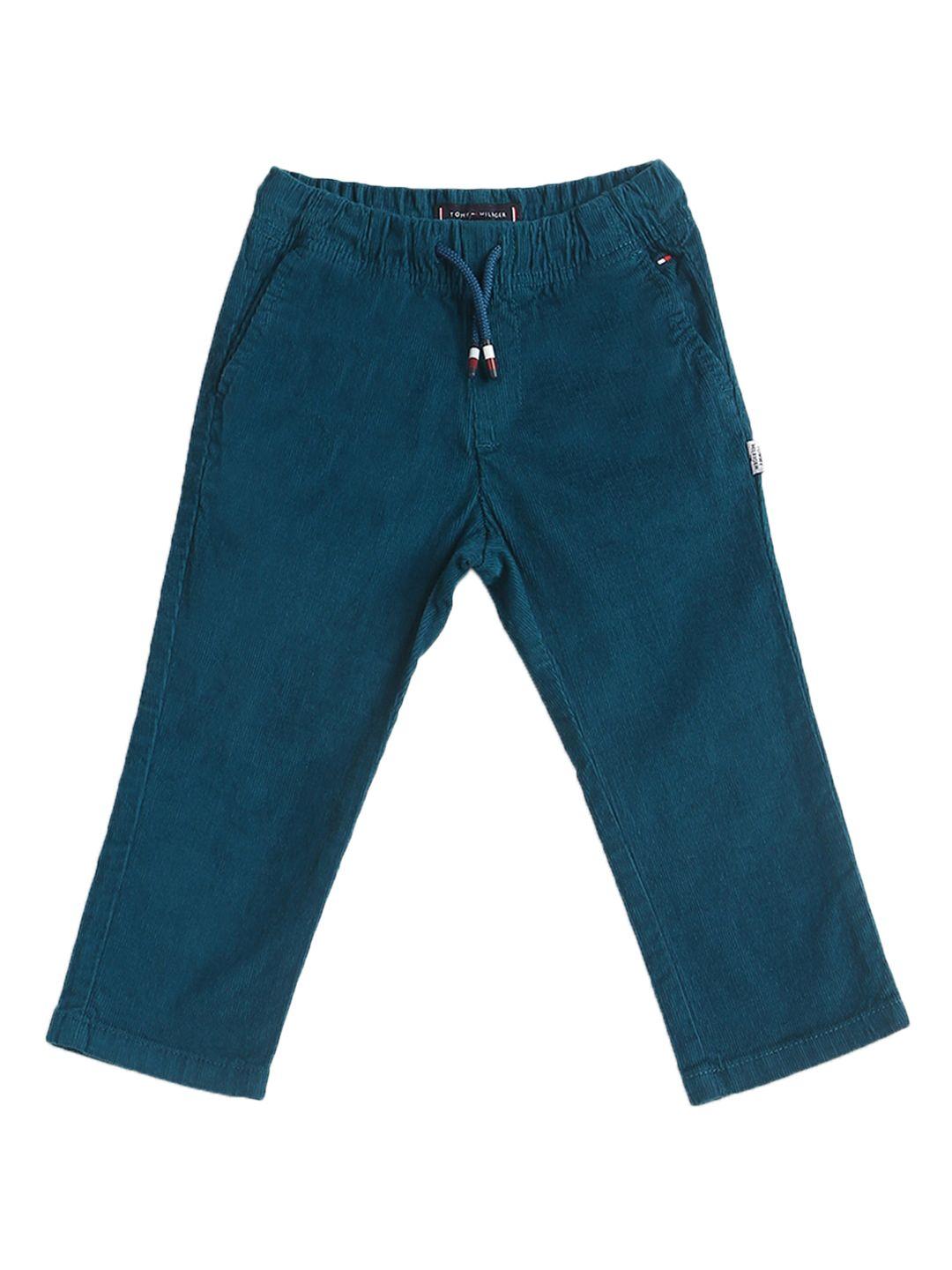 tommy hilfiger boys mid-rise regular trousers