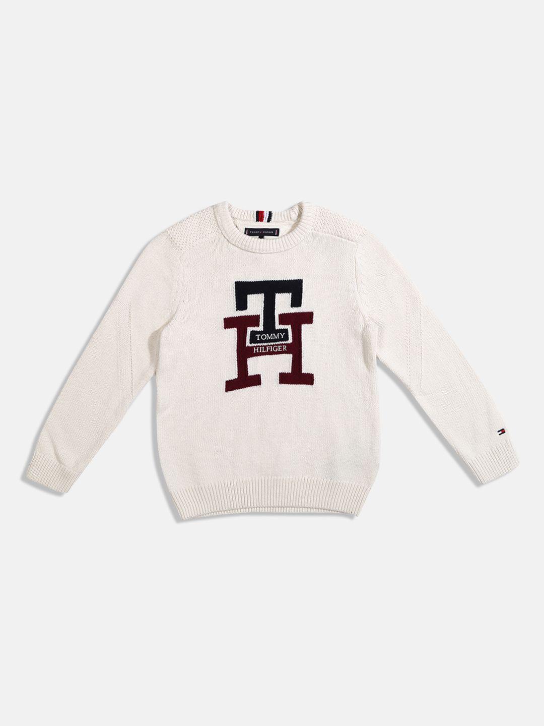 tommy hilfiger boys printed pullover