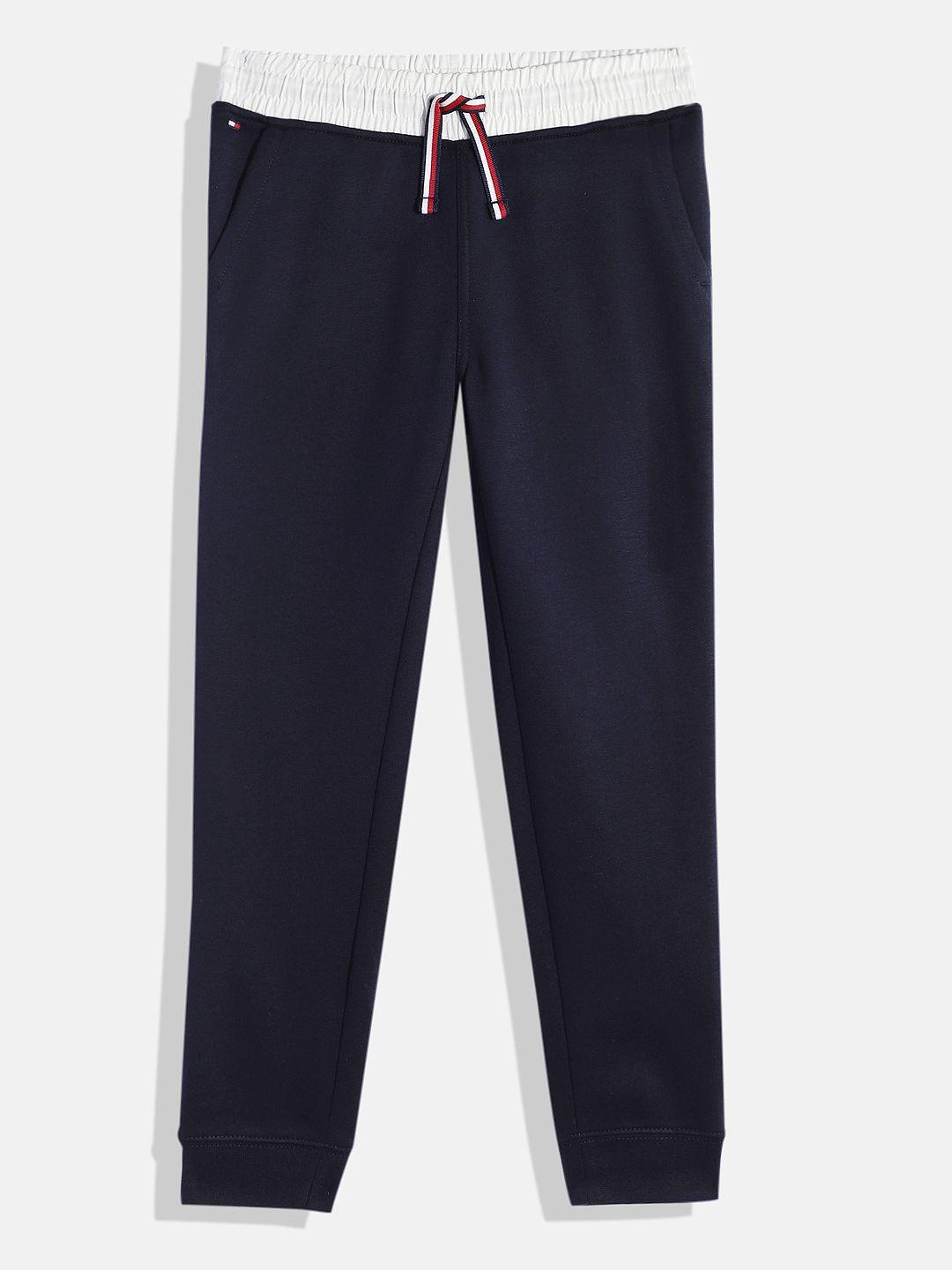 tommy hilfiger boys side stripes regular fit joggers