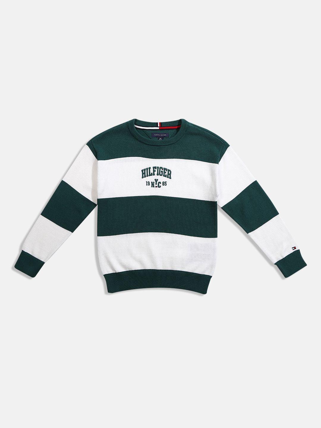 tommy hilfiger boys striped pullover