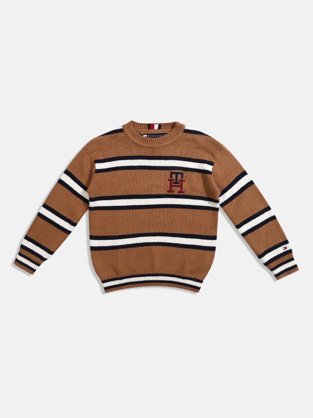tommy hilfiger boys striped pullover