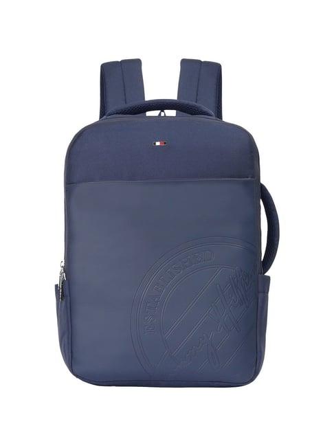 tommy hilfiger braynt 17 navy laptop backpack