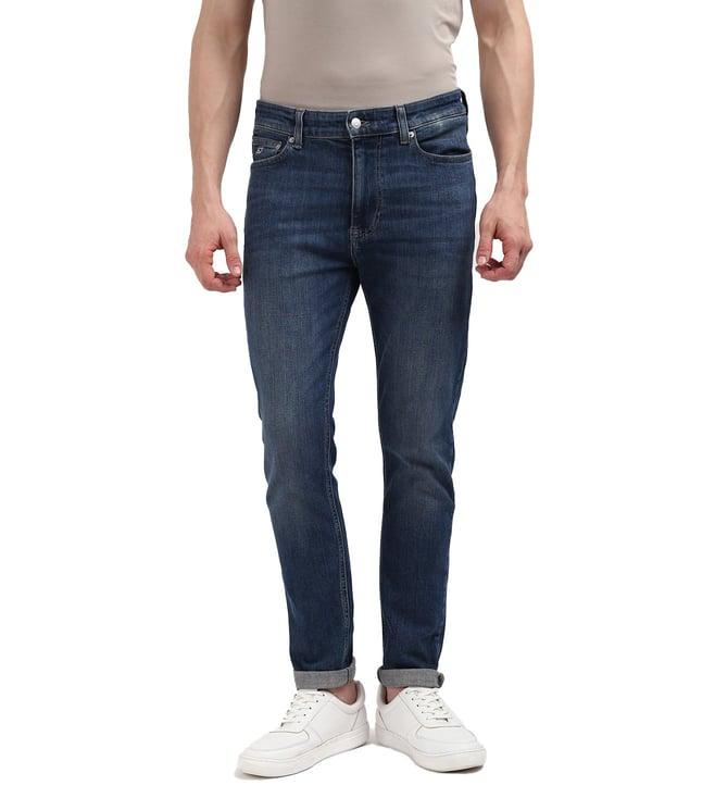 tommy hilfiger denim dark solid cotton men's jeans