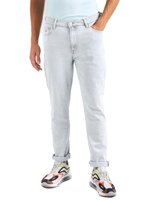 tommy hilfiger denim light cotton straight fit jeans