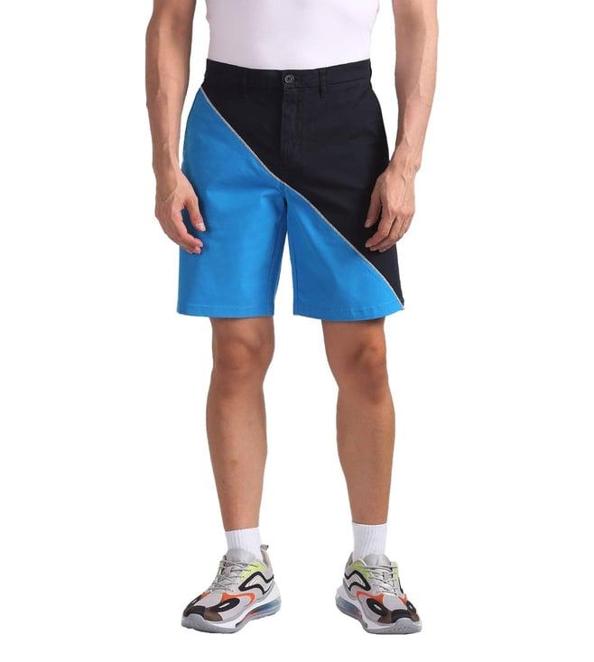 tommy hilfiger desert sky colour-block regular fit shorts