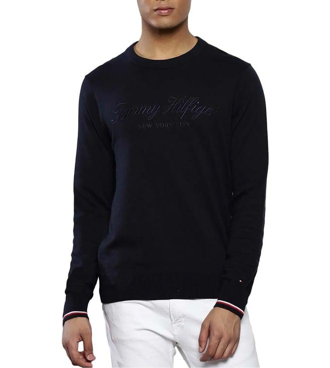 tommy hilfiger desert sky embroidery regular fit sweater