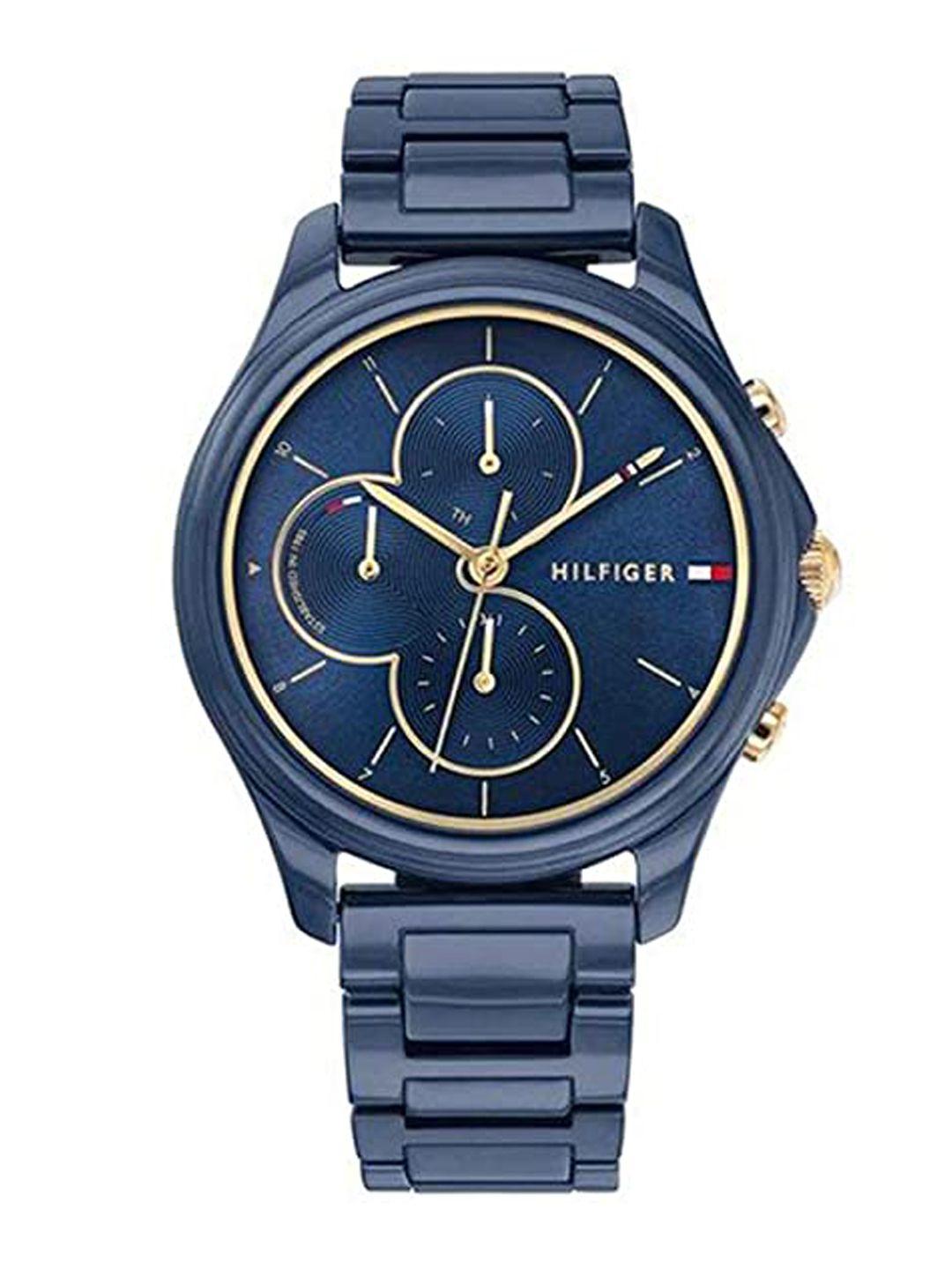 tommy hilfiger dial & stainless steel bracelet style straps analogue watch th1782260w