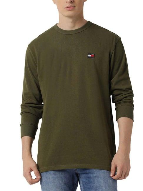 tommy hilfiger drab olive green classic fit t-shirt