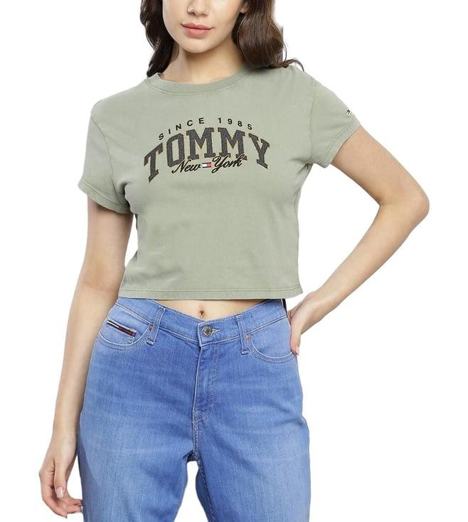 tommy hilfiger faded willow logo regular fit t-shirt