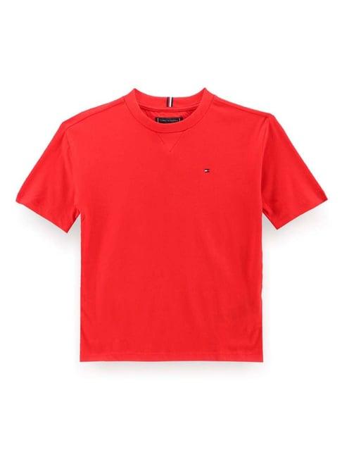 tommy hilfiger fierce red relaxed fit t-shirt