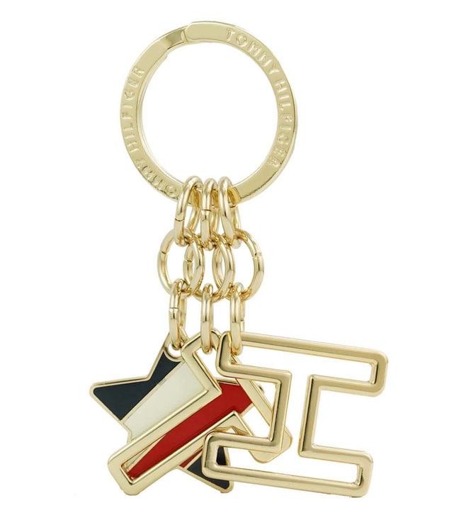 tommy hilfiger golden women keyfob keychain