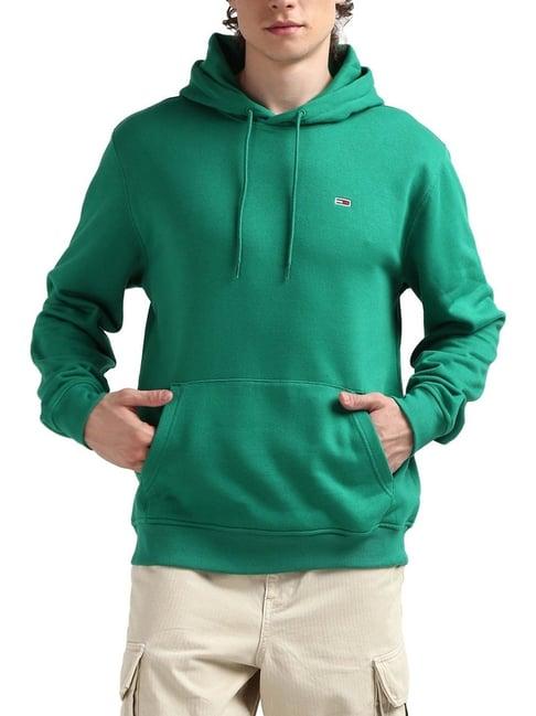 tommy hilfiger green regular fit hoodie