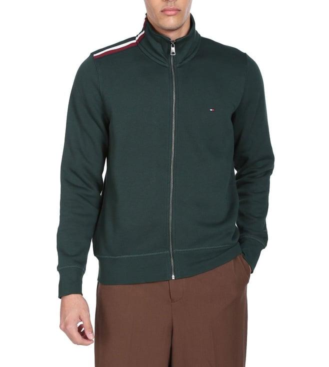 tommy hilfiger green regular fit sweater