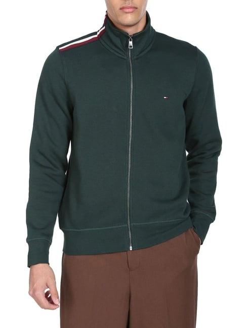 tommy hilfiger green regular fit sweater