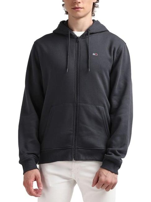 tommy hilfiger grey regular fit hoodie