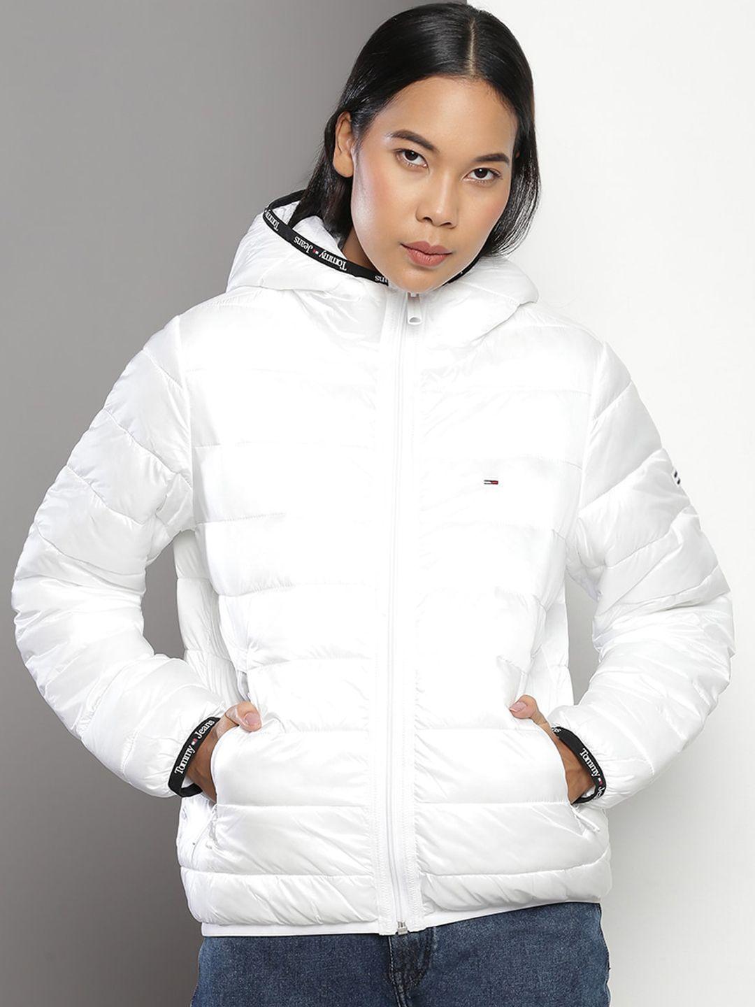 tommy hilfiger hooded puffer jacket