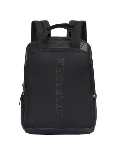 tommy hilfiger hornet 15 black laptop backpack