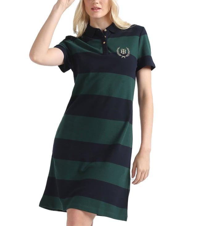 tommy hilfiger hunter multi stripes slim fit dress