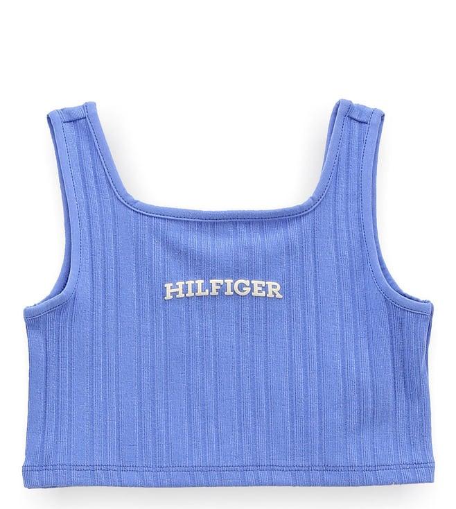 tommy hilfiger kids blue spell fitted fit top