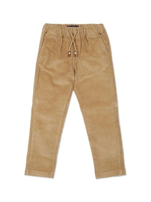 tommy hilfiger kids khaki solid trousers