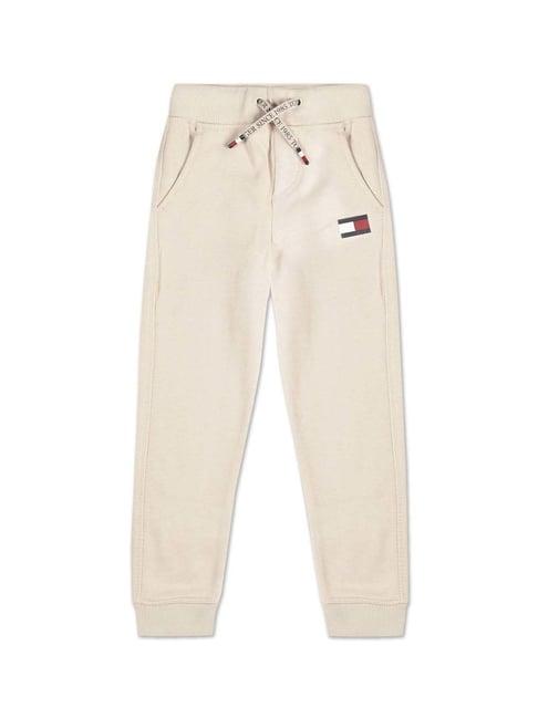 tommy hilfiger kids stony beige regular fit trackpants