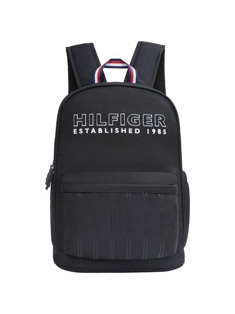 tommy hilfiger kyoto black backpacks laptop backpack