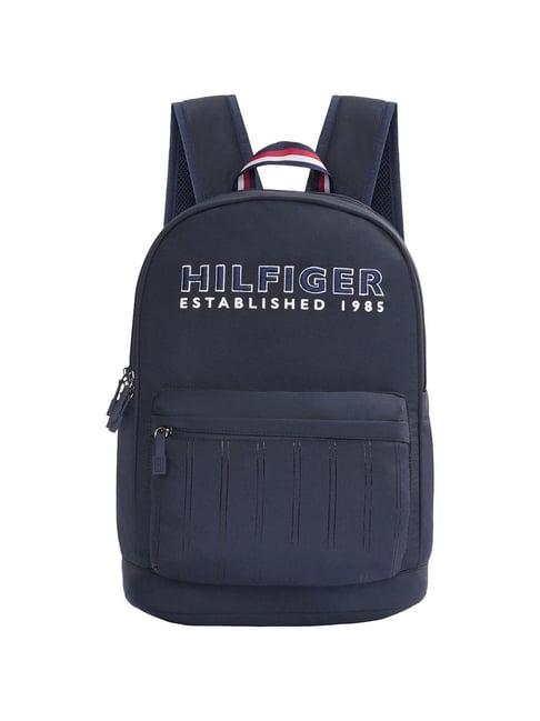 tommy hilfiger kyoto navy solid backpack