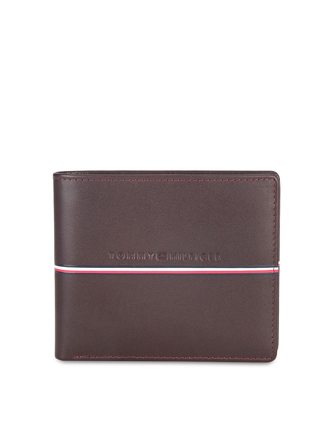 tommy hilfiger leather two fold wallet