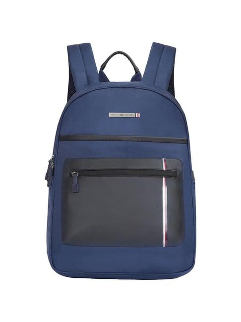 tommy hilfiger legrange navy solid backpack