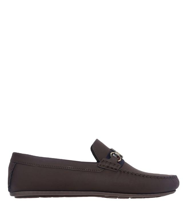 tommy hilfiger men's cocoa loafers