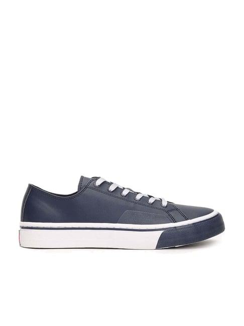 tommy hilfiger men's navy casual sneakers