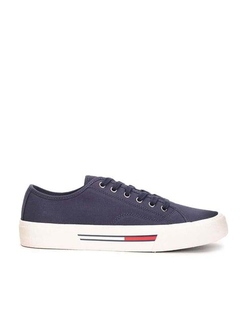 tommy hilfiger men's navy casual sneakers