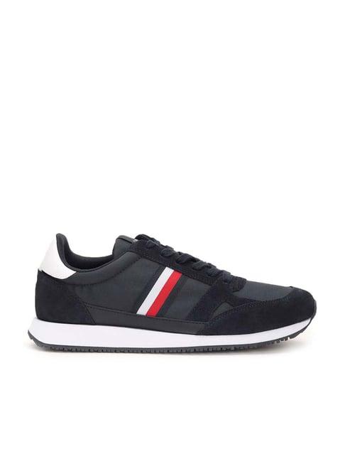 tommy hilfiger men's navy casual sneakers