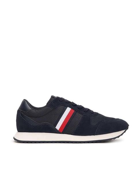 tommy hilfiger men's navy casual sneakers