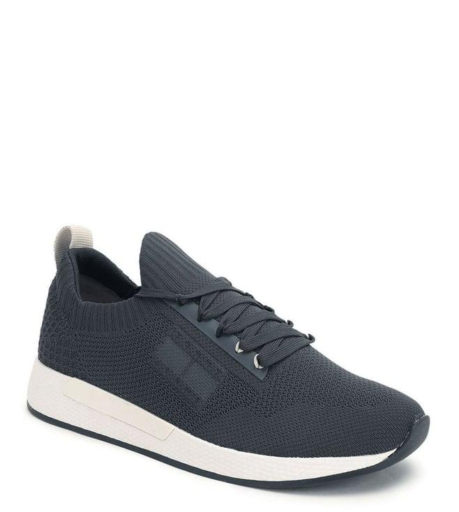 tommy hilfiger men's new charcoal sneakers