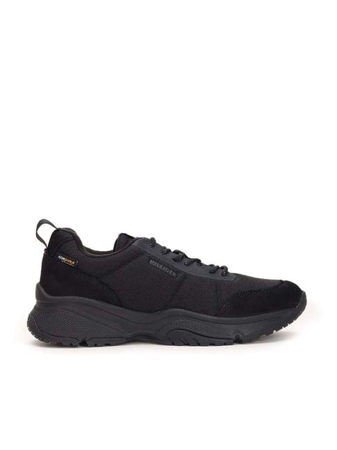 tommy hilfiger men's triple black casual sneakers