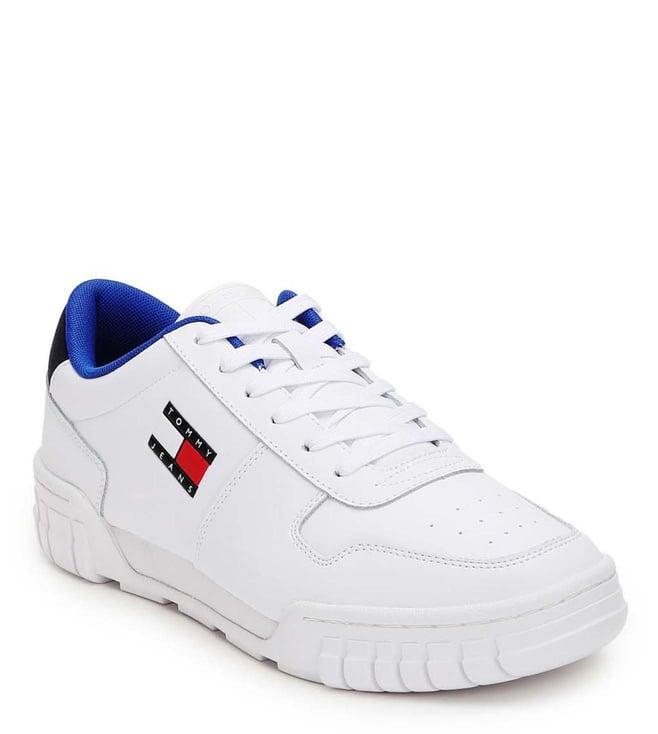 tommy hilfiger men's white sneakers