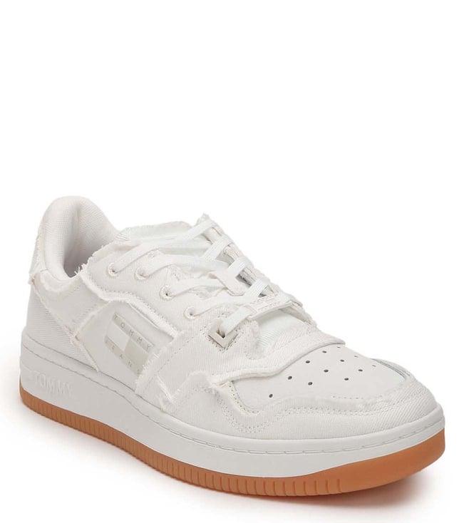 tommy hilfiger men's white sneakers