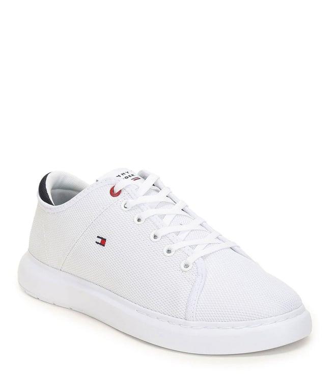 tommy hilfiger men's white sneakers