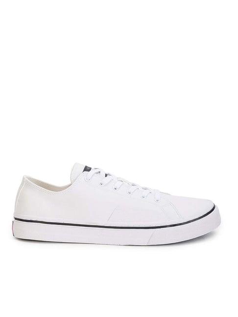 tommy hilfiger men's white sneakers