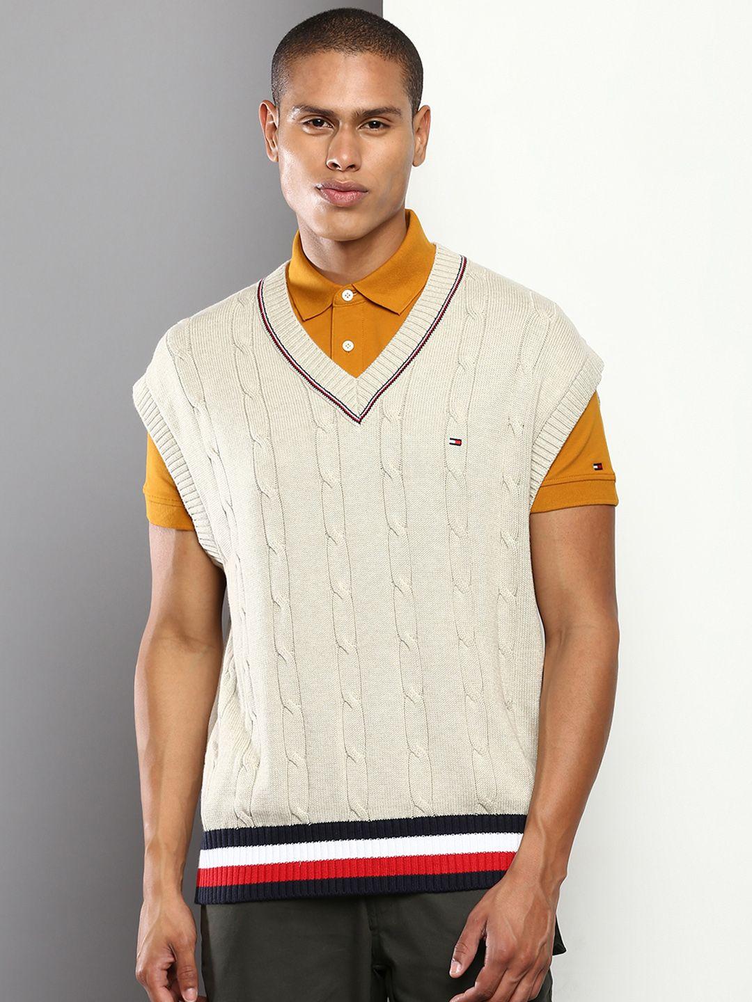 tommy hilfiger men cable knit pullover