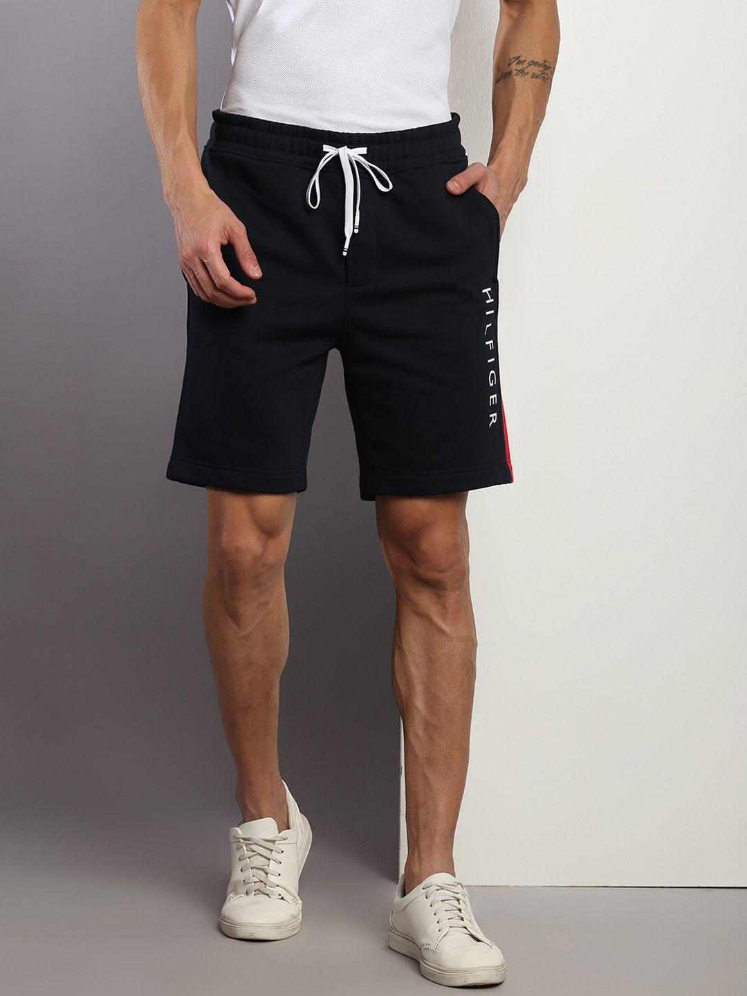 tommy hilfiger men cotton mid-rise regular fit shorts